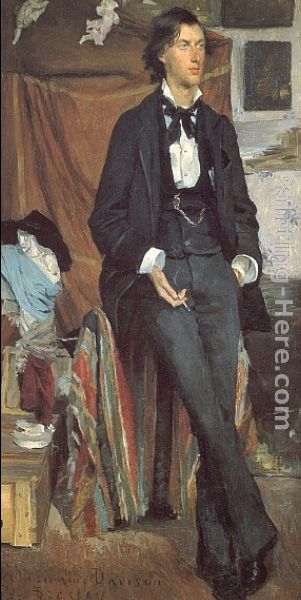 Henry Davison, English Poet painting - Louise Breslau Henry Davison, English Poet art painting Henry Davison, English Poet painting - Louise Breslau Henry Davison, English Poet art painting